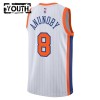 New York Knicks Og Anunoby Nike 2024-25 City Edition Valkoinen Lasten Pelipaidat Swingman